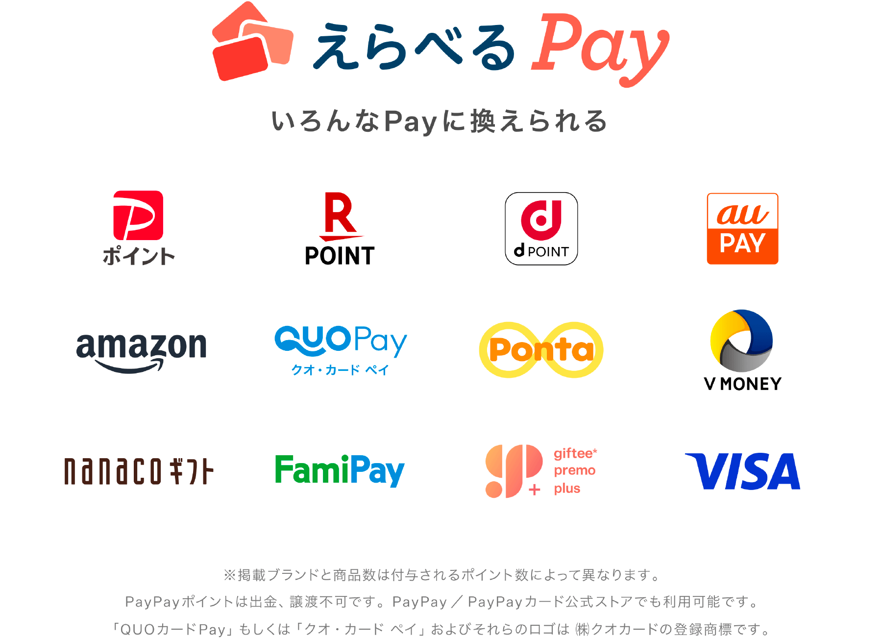 えらべるPay